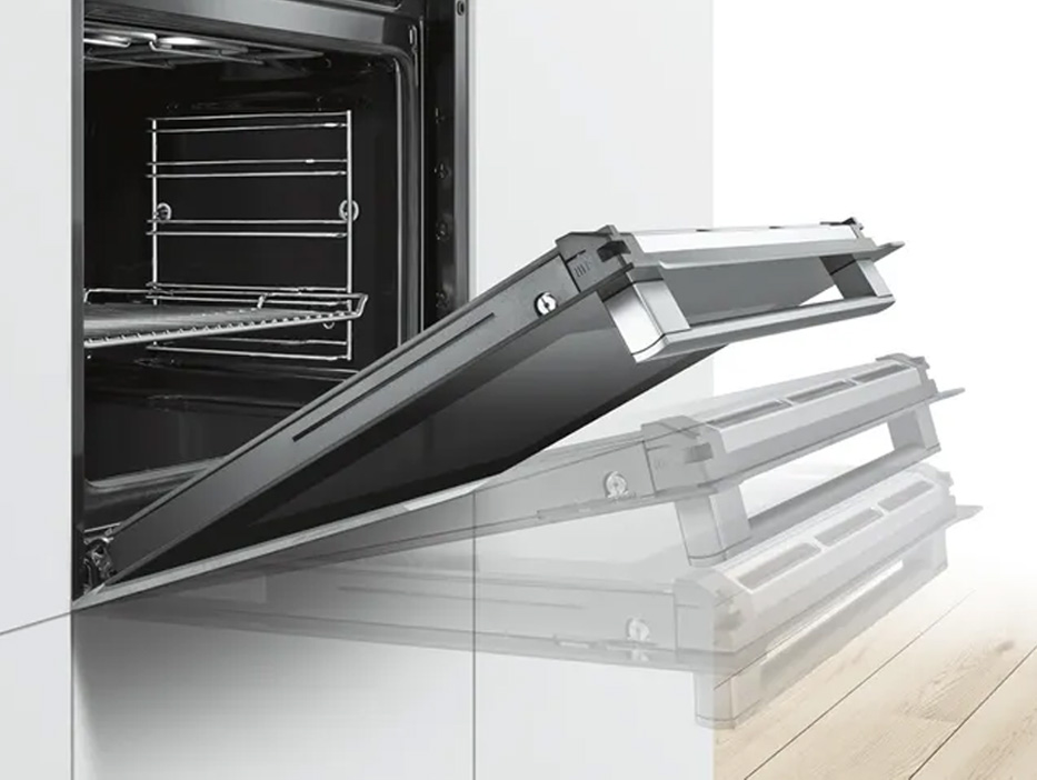 SoftClose және SoftOpen амортизаторлары бар есік