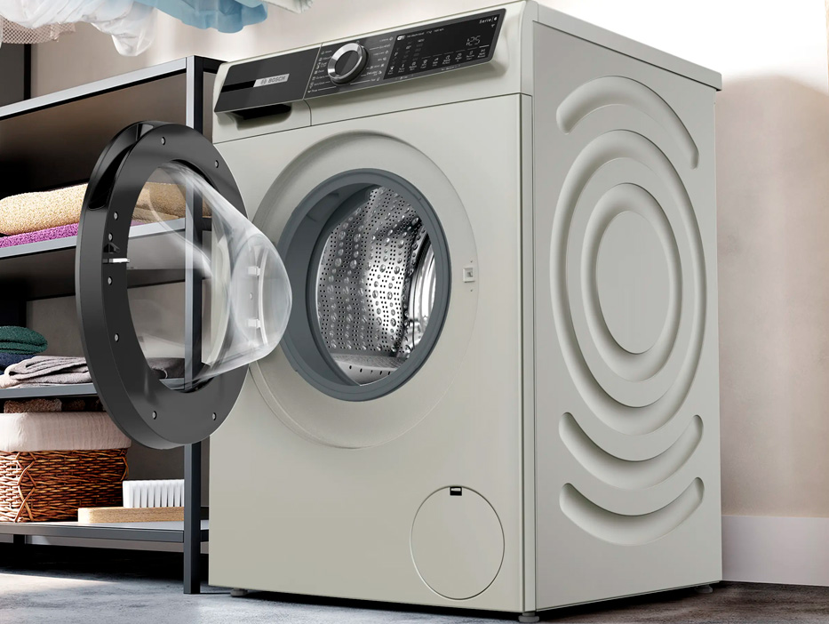 Стиральная машина Bosch 9 кг цвета Silver inox